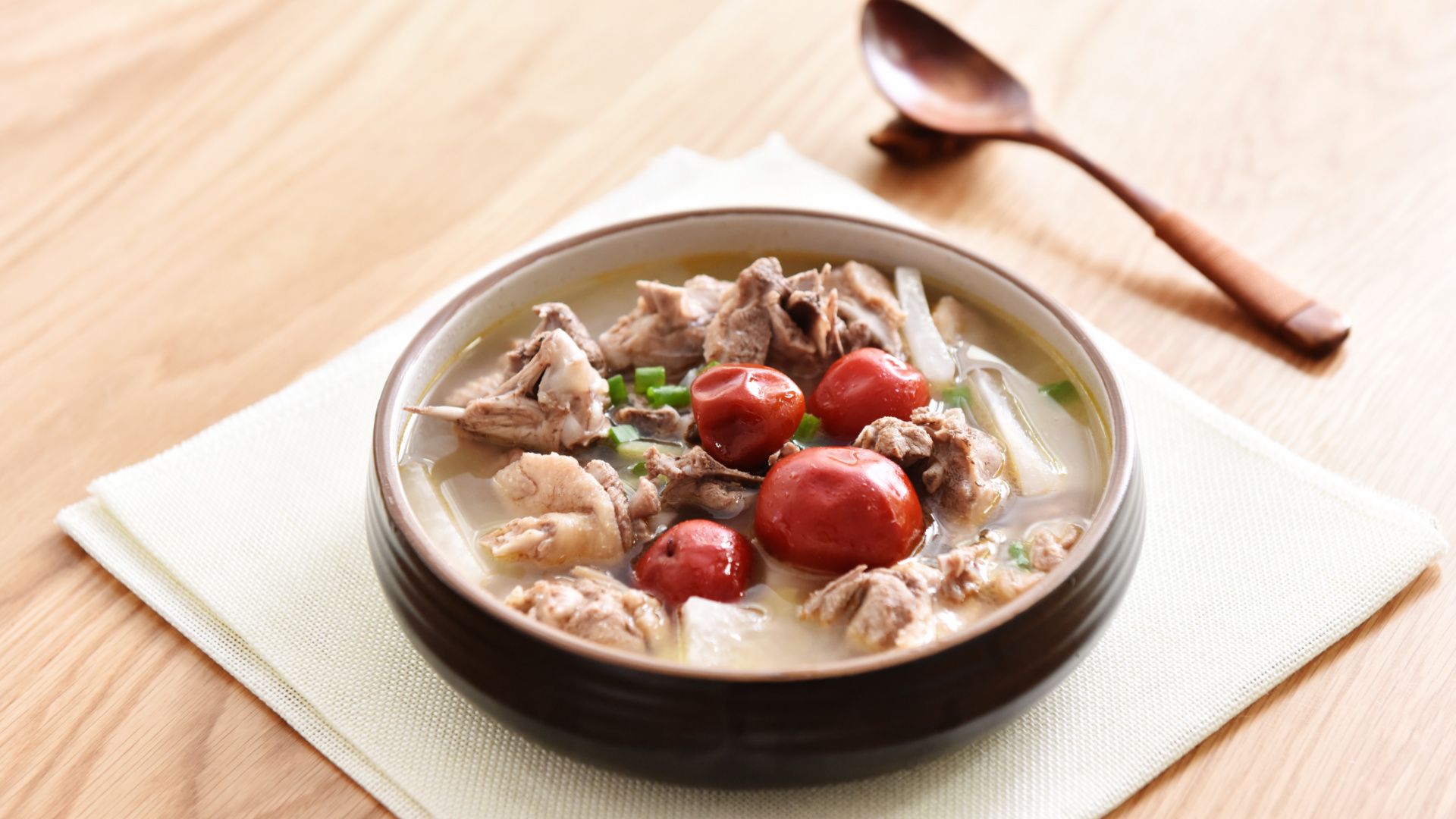 Sour Pickled Radish and Duck Soup