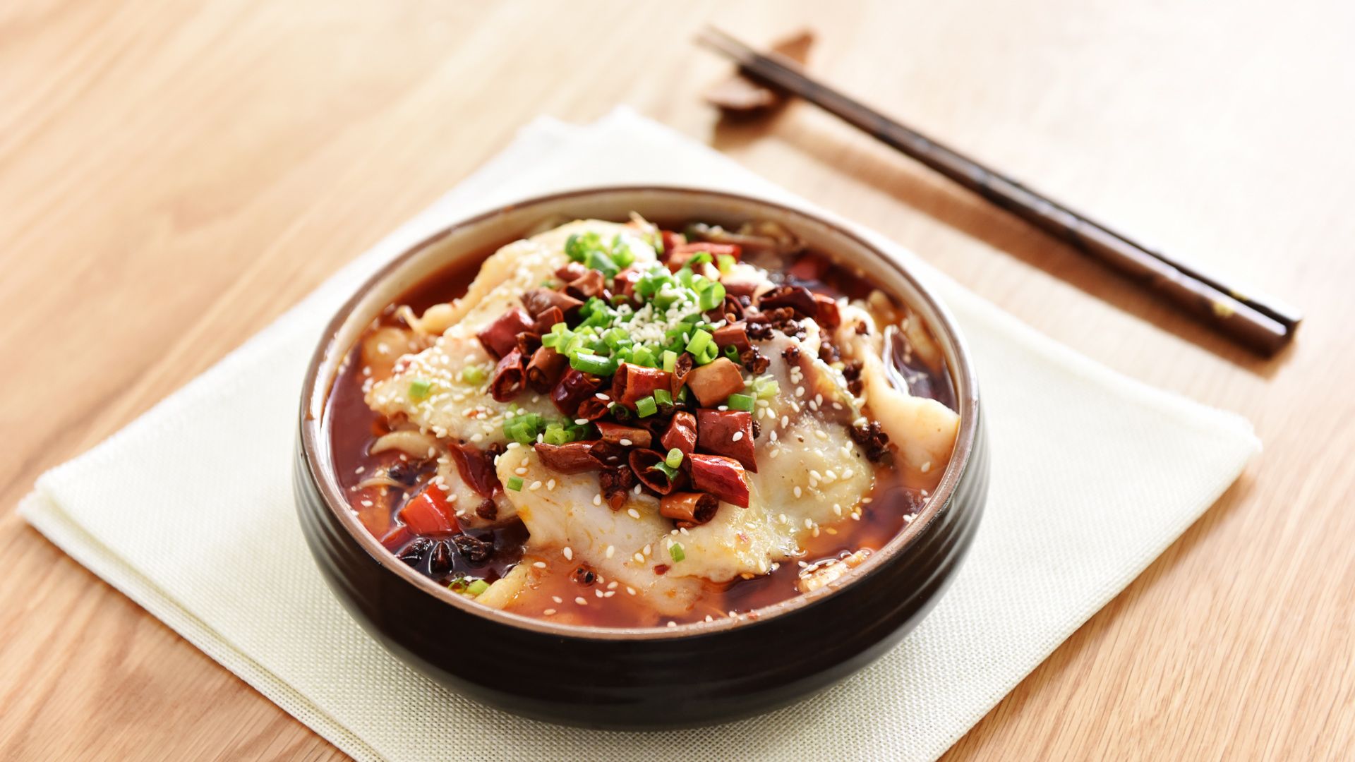 Sichuan Boiled Fish Fillets