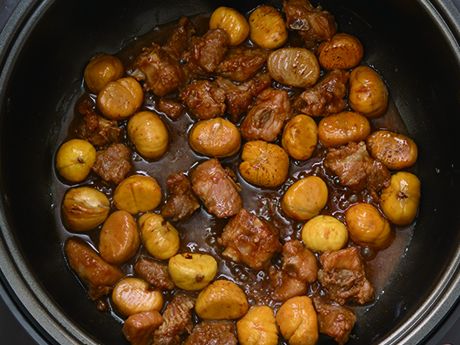 Braised Pork Ribs with Chestnuts